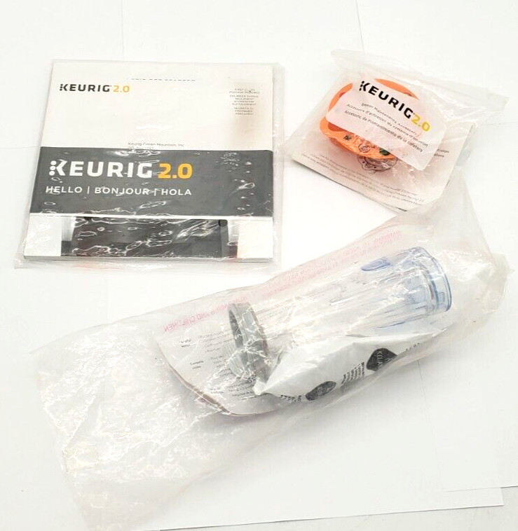 OEM Keurig Water Filter System- Brewer Maintenance Kit- Manual