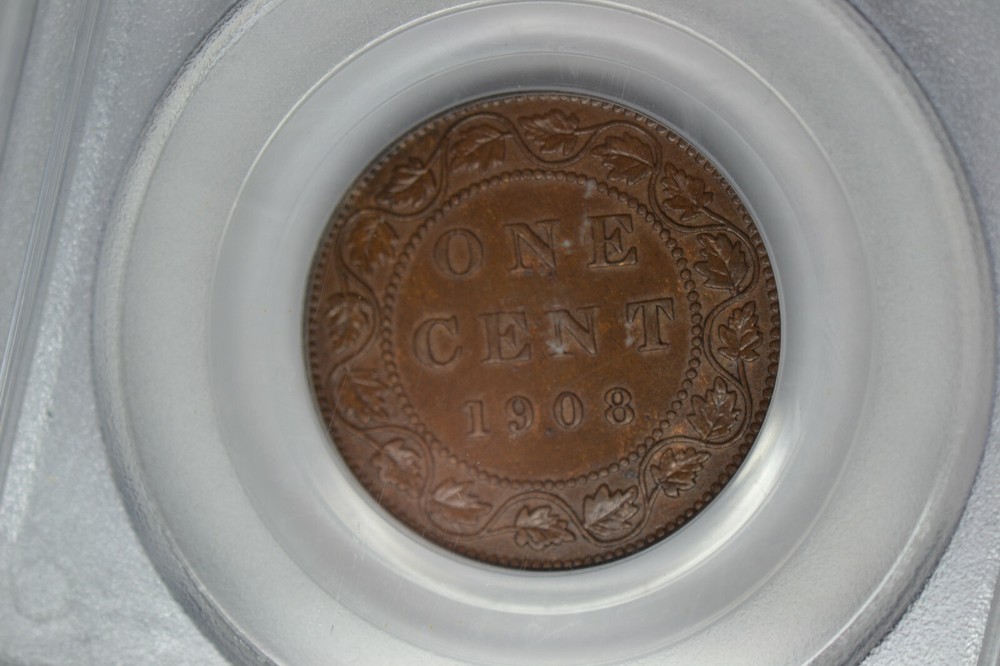 Canada: 1908 Large Cent- PCGS MS-63 BN. Lovely.