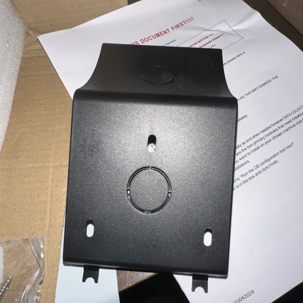 Time Systems Fingerprint Scanner Time Clock New damaged Box