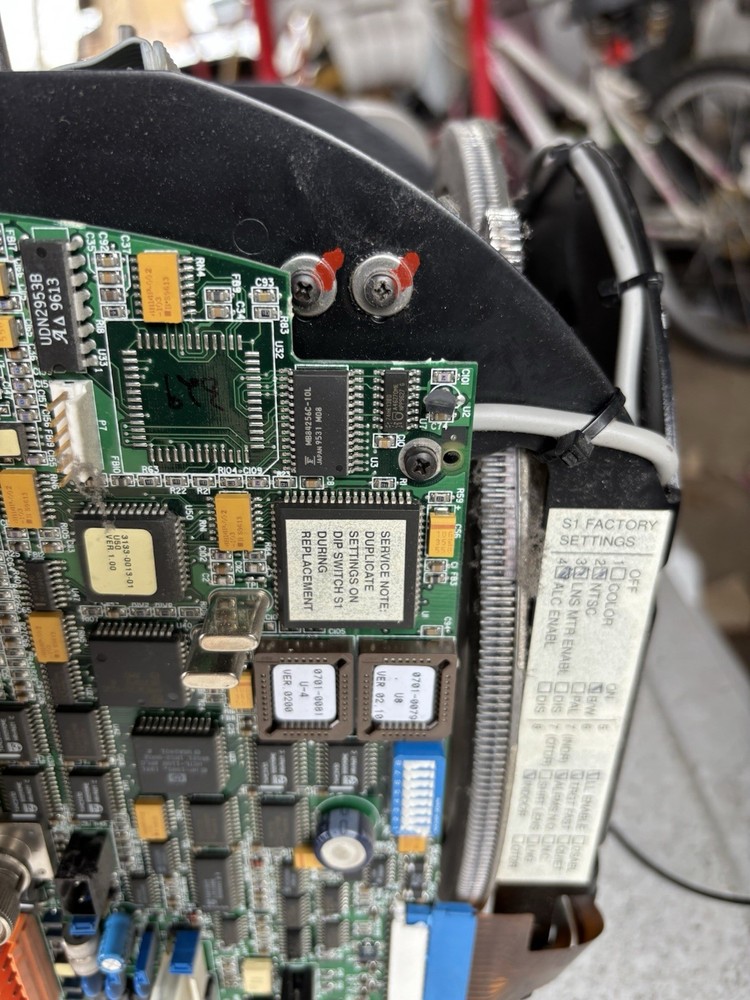SENSORMATIC 2000 CAMERA For Parts Powers Up