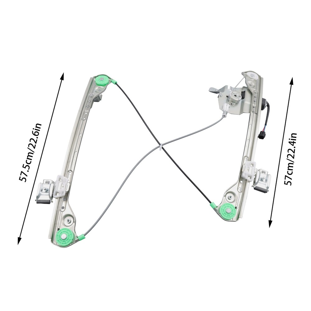 LABLT Power Window Regulator For Chrysler Pacifica 2004-2006 w/ Motor Front Left