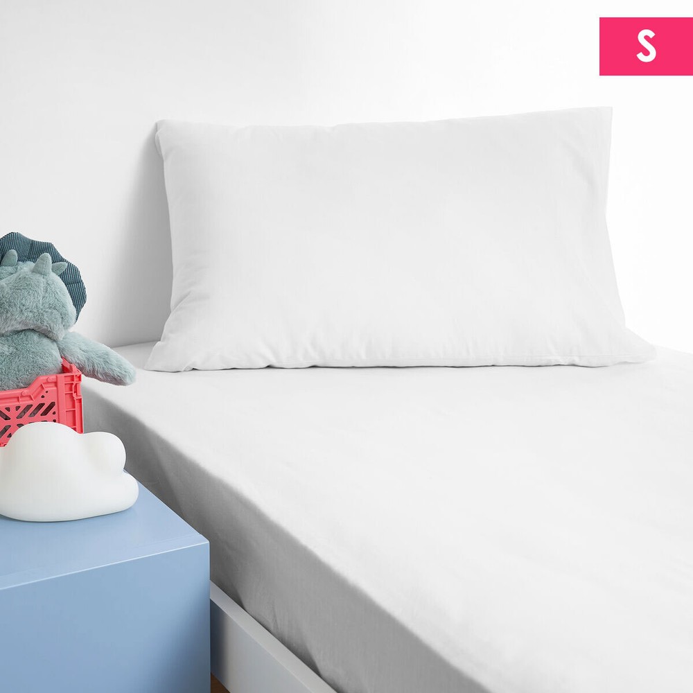 Junior Cotton Combo Fitted Sheet Set White by Minikins