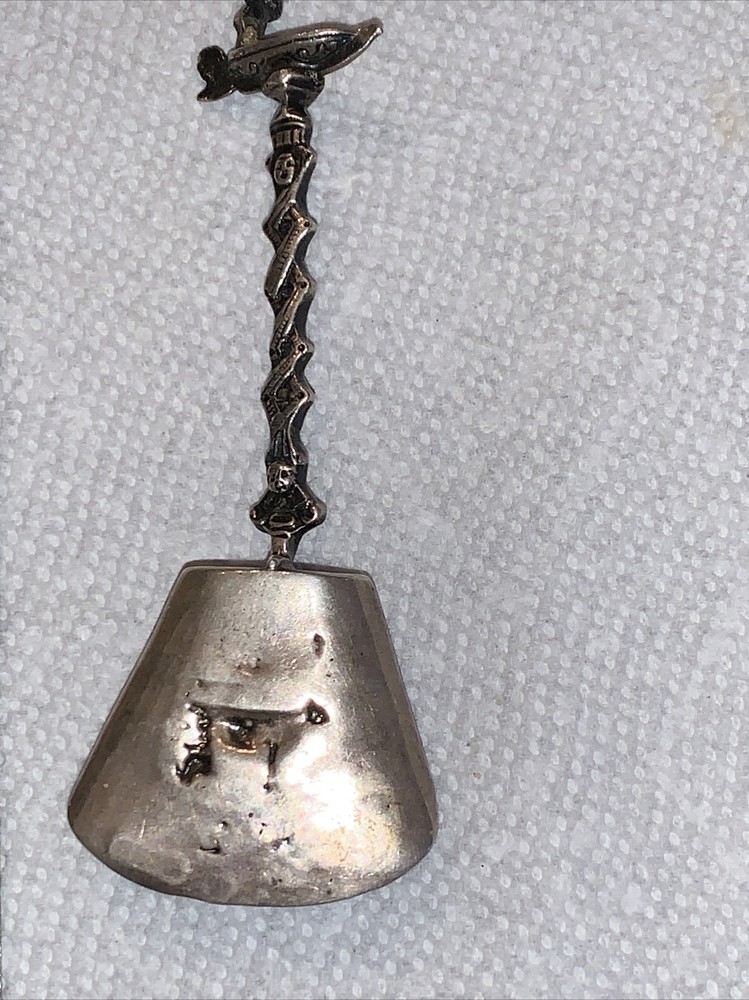 Antique Dutch Silver Tea Caddy Spoon