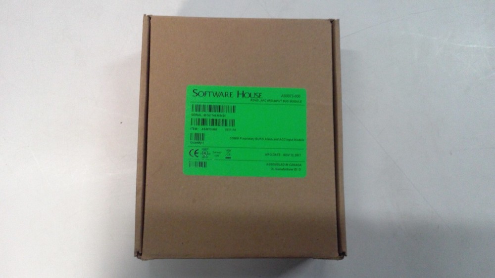 SOFTWARE House AS0073-000 8 inputs board 1/8 module TYCO