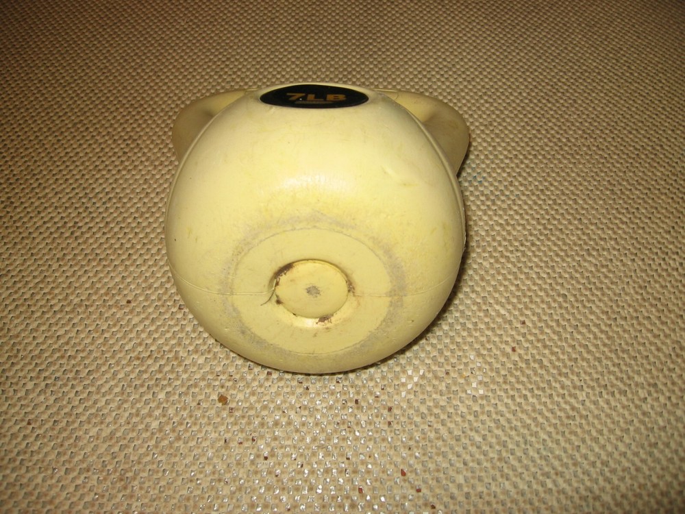 7 lb. Kettlebell White Unbranded