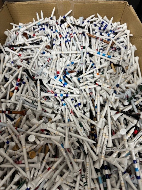 Bulk 2 3/4 Golf Tees Misprints