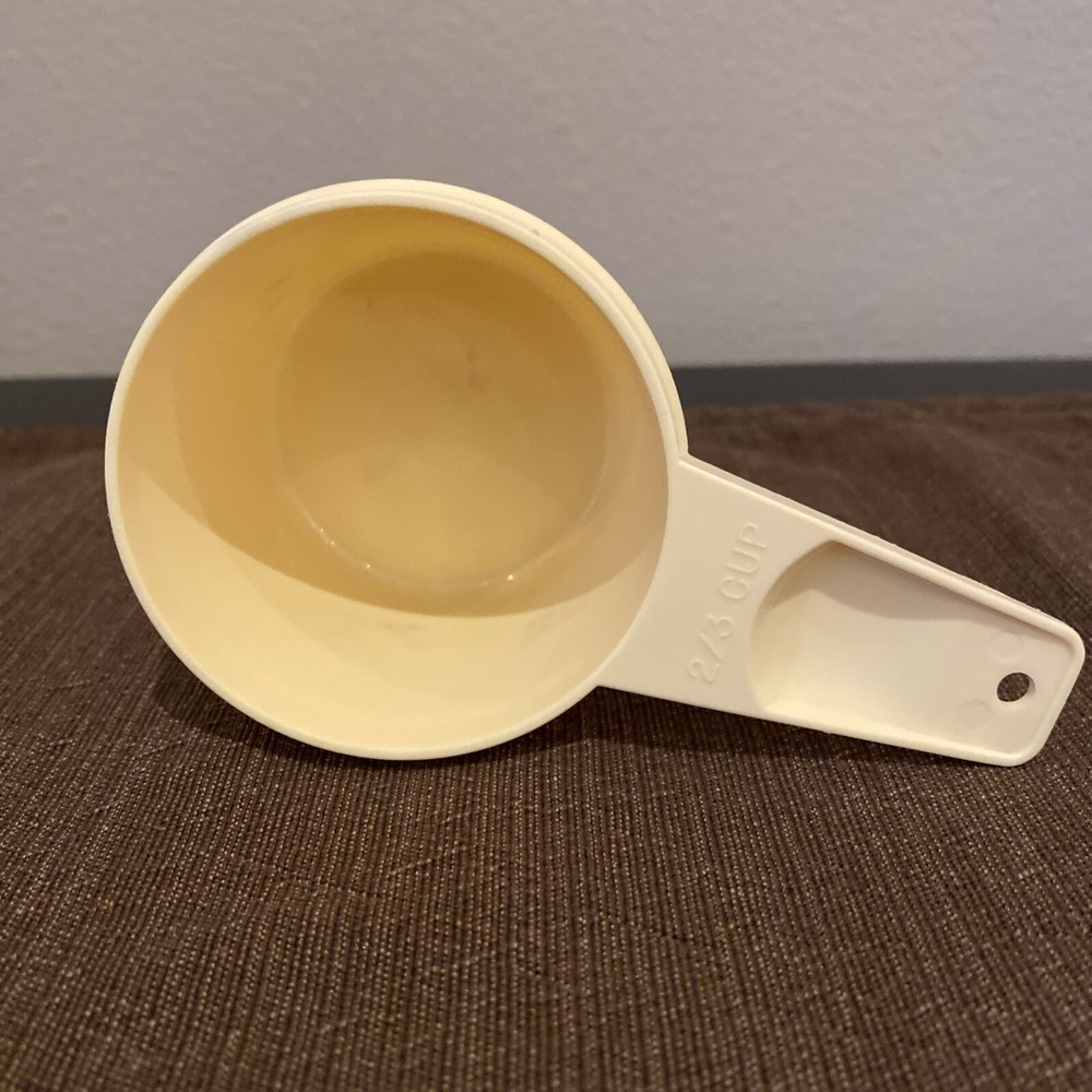 Vintage TUPPERWARE Replacement ~ 2/3 Cup Measuring Cup #763-6 Cream