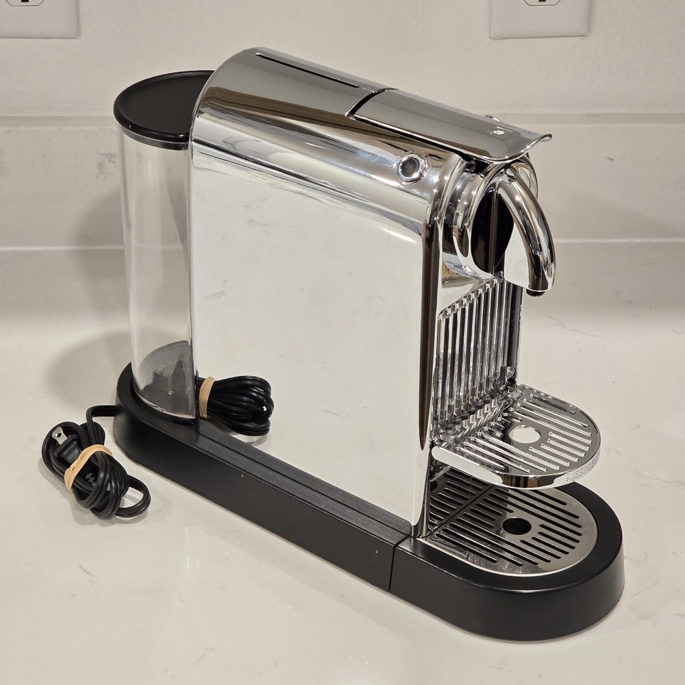 Nespresso CitiZ Chrome Espresso Machine, Type D111 - RARE