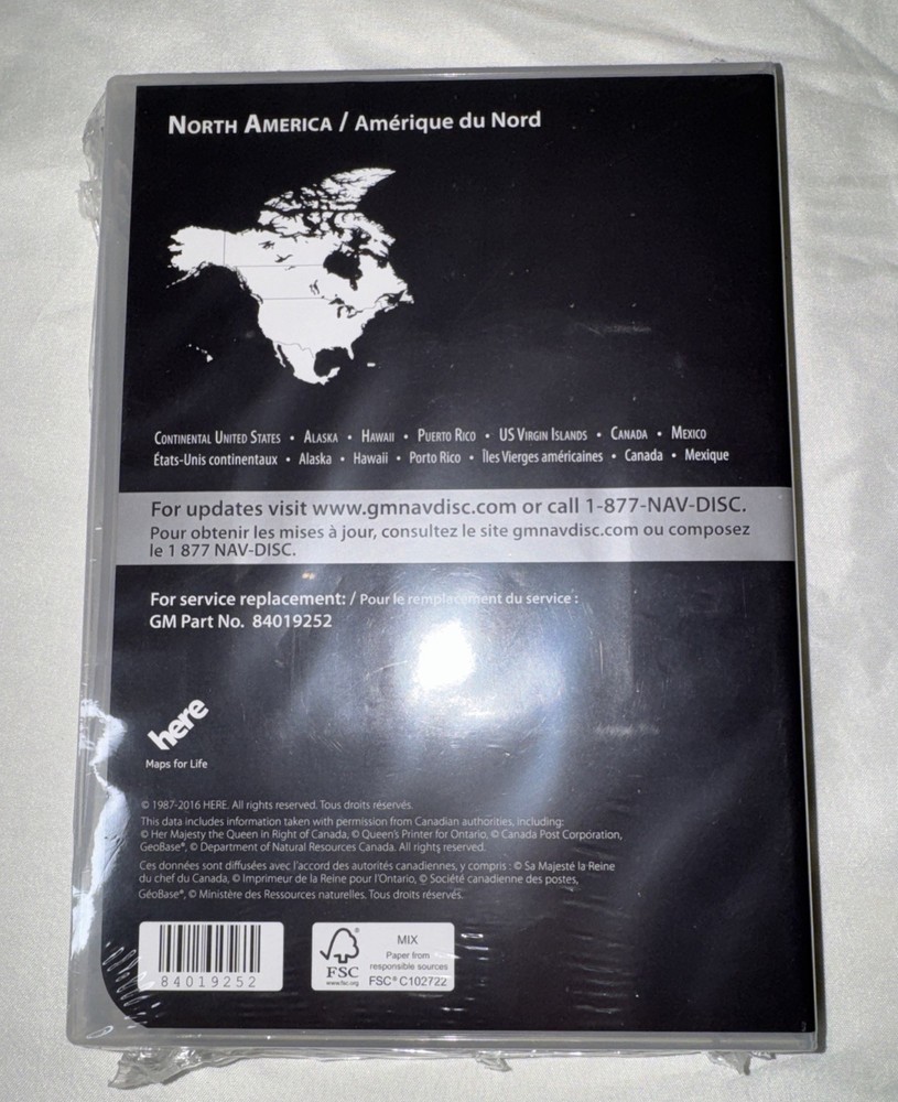 New 2017 Navigation System Map Update North America North America