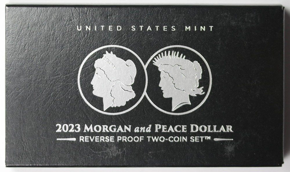 2023 Morgan and Peace Dollar Silver Reverse Proof Two Coin Set US Mint