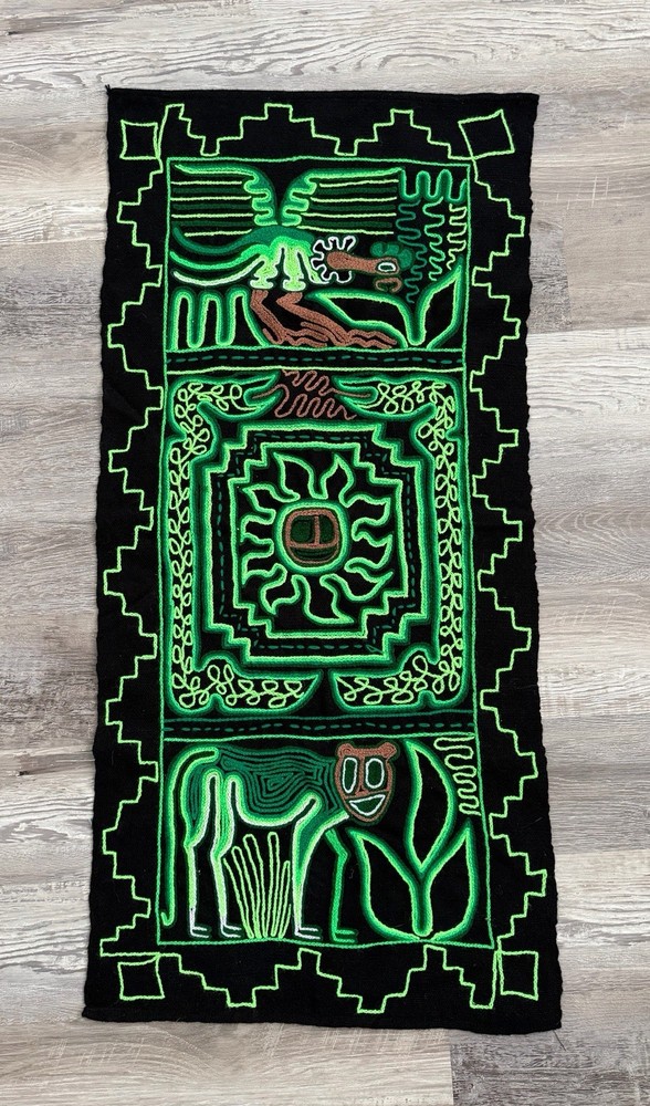 Traditional Guna (Kuna) Mola Textile Panel
