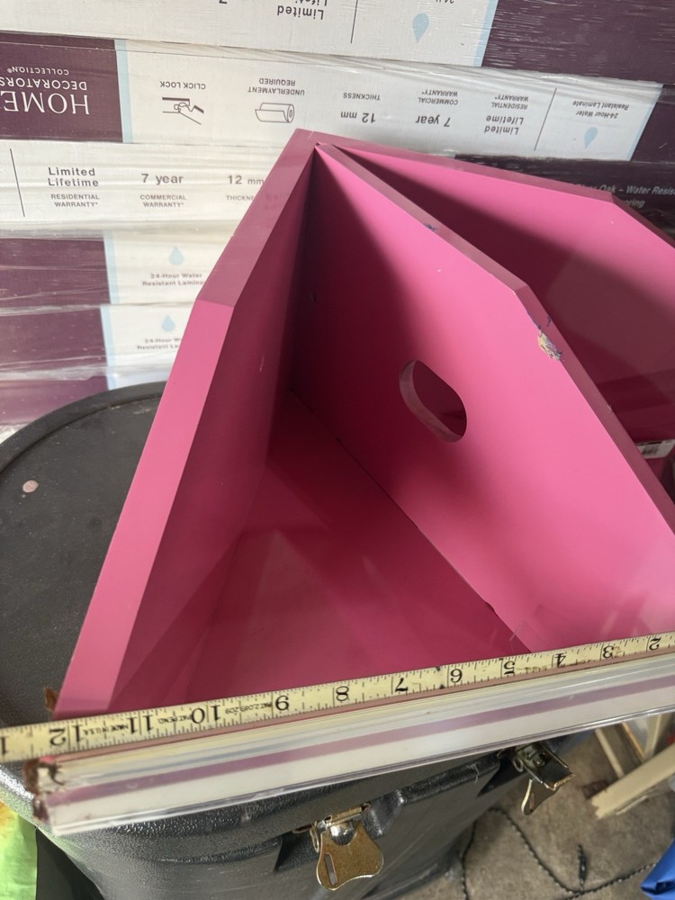 store display shelf container wall mounting clear front open Hanging Container