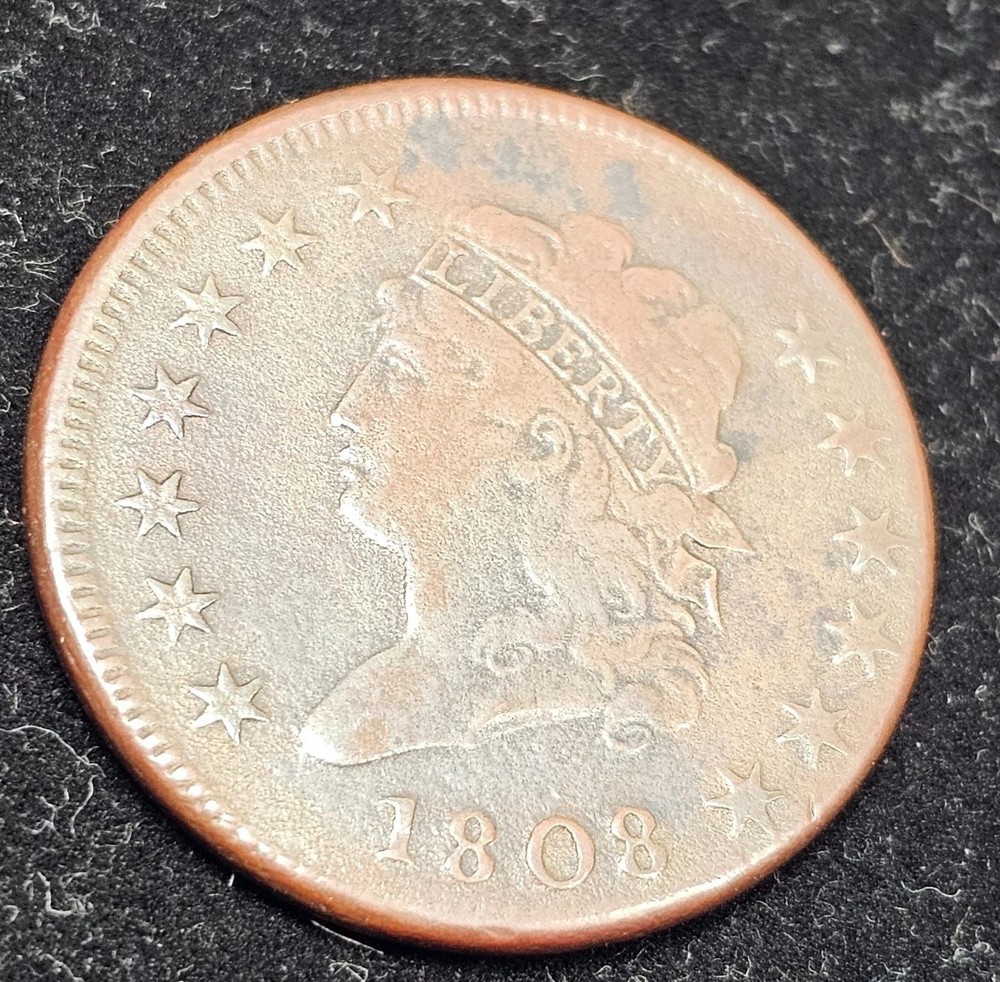 1808 Draped Bust Large Cent /Classic Head / Very Fine