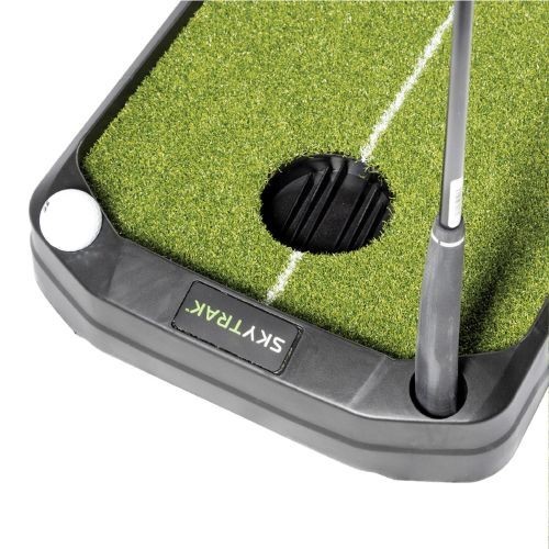 SkyTrak 9' Putting Green Turf Mat with Automatic Ball Return Indoor Golf Practic