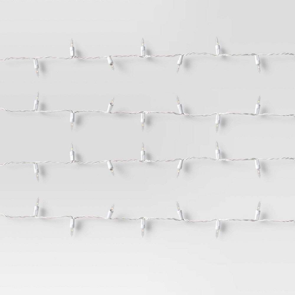 White Cord String Lights Clear - Room Essentials™