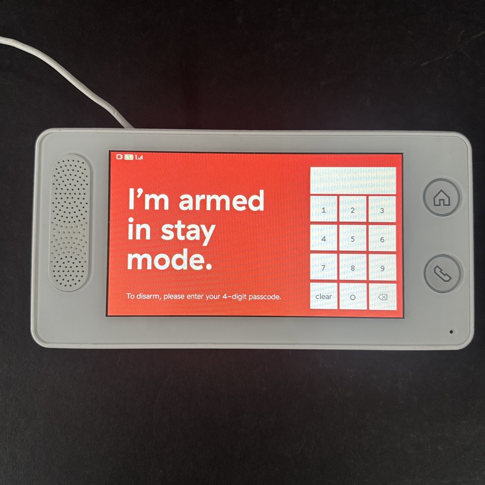 Alder Residential Security Touchscreen Panel Gateway Simple 1 - Locked