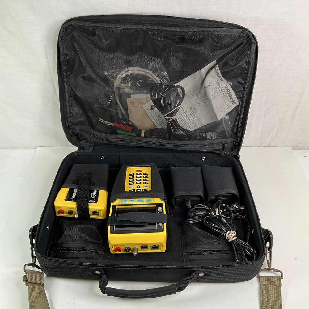 Test-Um Validator NT900 and Validator Remote NT93 Cable Tester with Carrying Bag