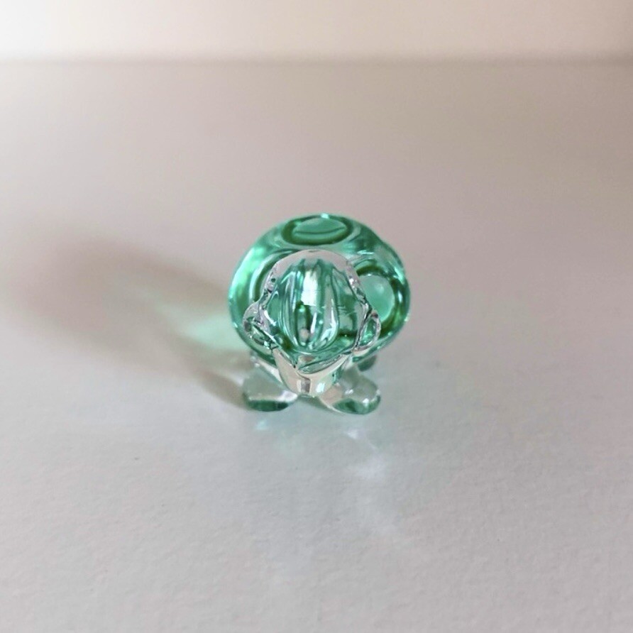 Glass Turtle Figurine