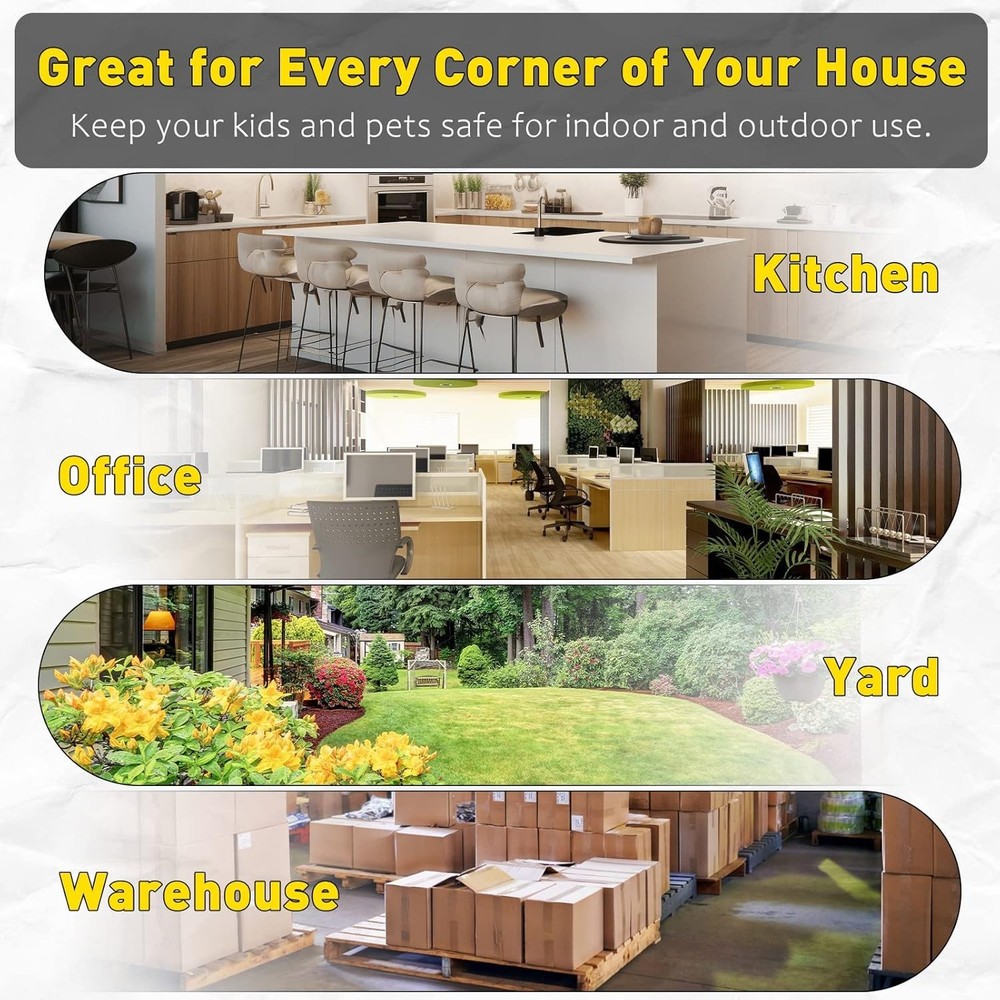 Robust 12 Pack Mouse Stations - Keyless Design for Effective Rodent Control