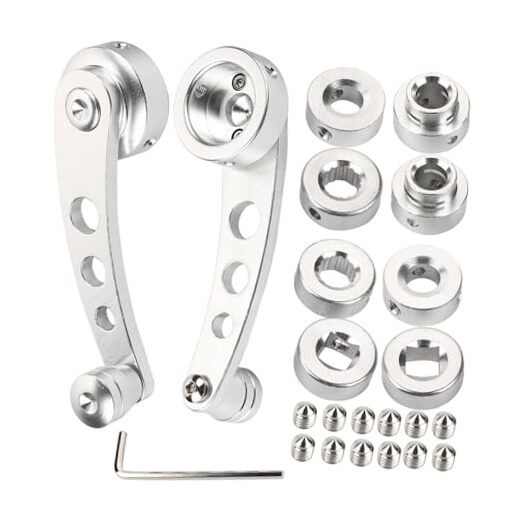Window Handle Mounting Kit, Pack of 2 Alloy Car Window Handle Riser Winder