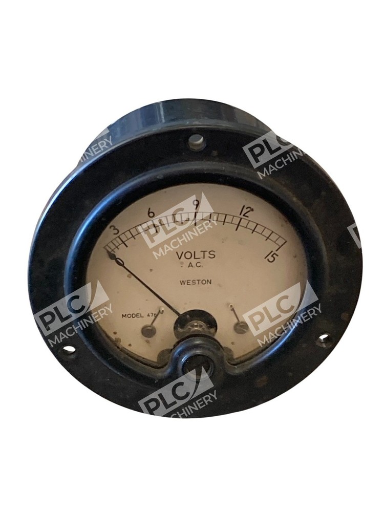 Weston 476 Analog Panel Voltmeter – Vintage Voltage Meter