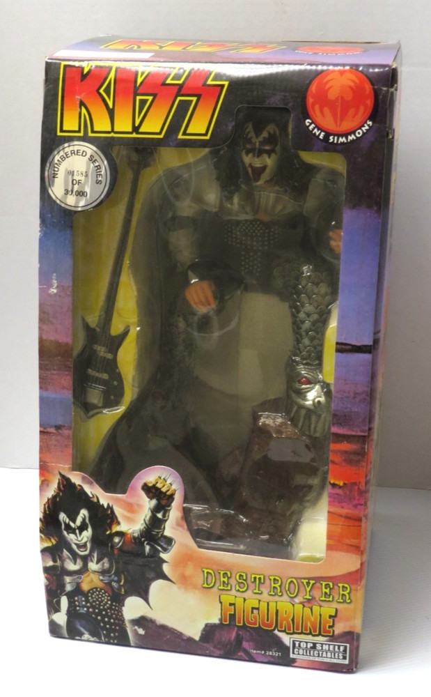 KISS GENE SIMMONS DESTROYER FIGURINE 12 INCH IN BOX 2002