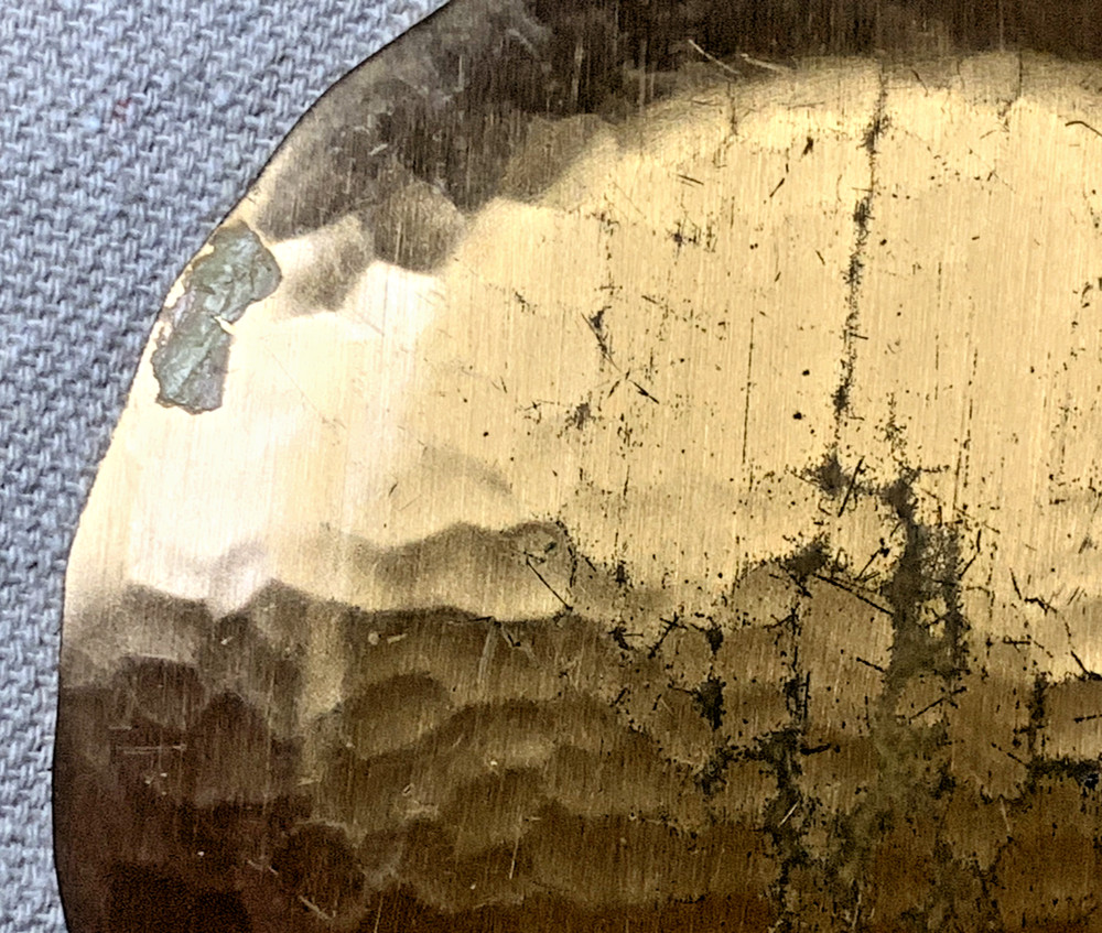 Wendell August Forge Solid Bronze Plate – Cherry Blossoms Design, Hand Made