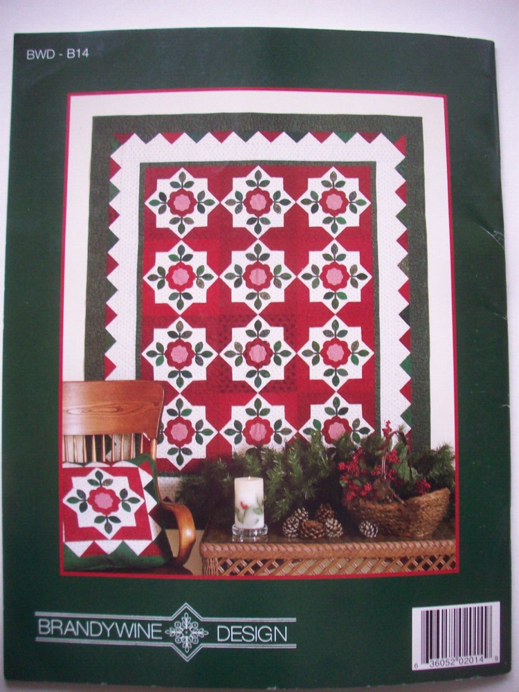 Sugaarplum Christmas Applique Quilt pattern
