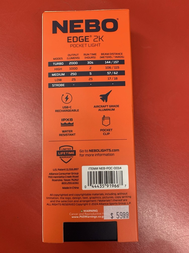 NEBO Edge 2K EDC Flashlight