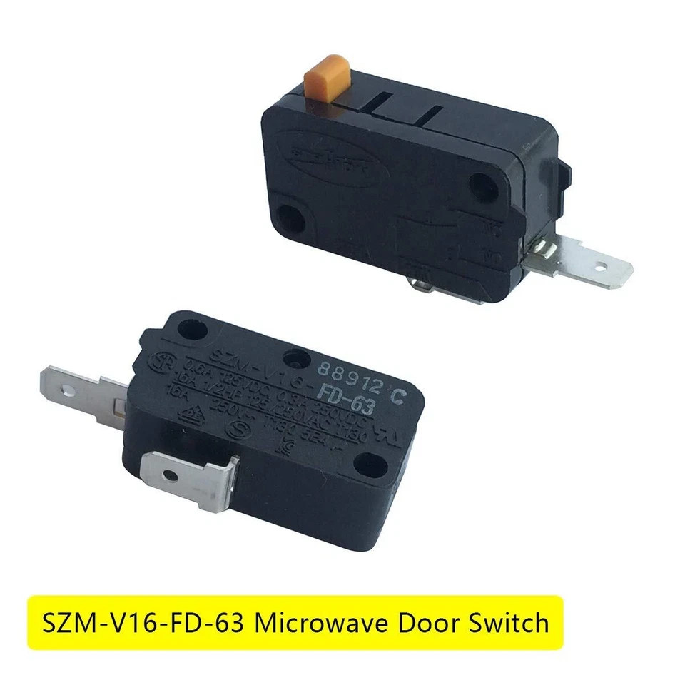 Microwave Door Switch Replacement 3-Piece Set for GE Models Reliable Performance