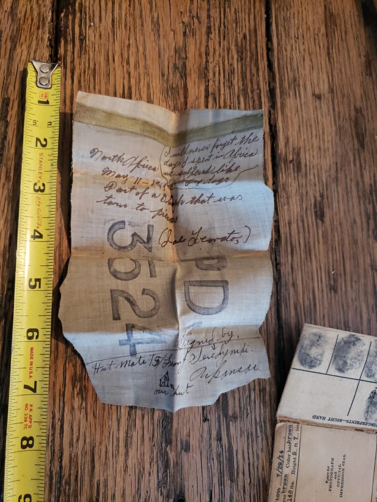 WW2 U.S. War Department All Original Documents and part of blimp.