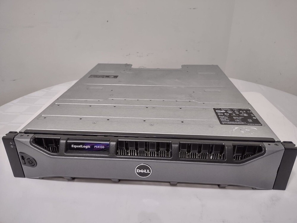 Dell EqualLogic PS4100 24x 600GB SAS Type 12 ISCSI 2x Controller Module1 2x PSU