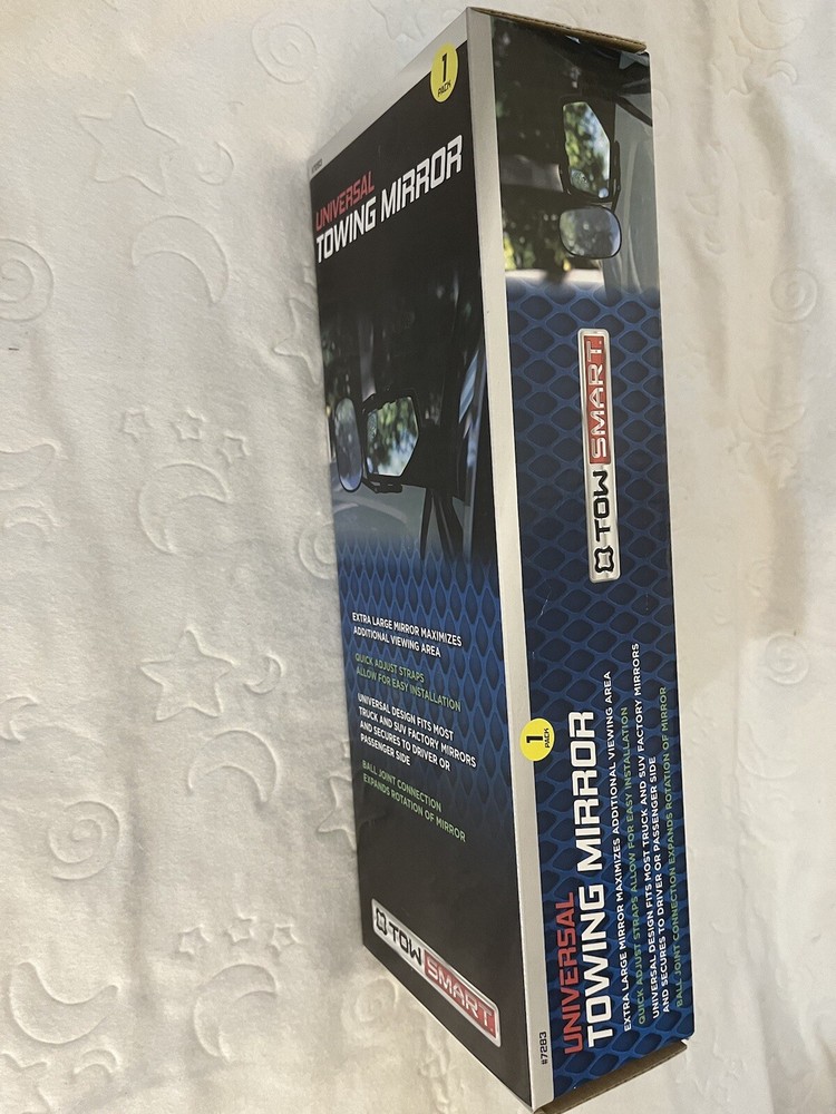 TOW SMART UNIVERSAL EXTRA LARGE TOWING MIRROR-Open Box