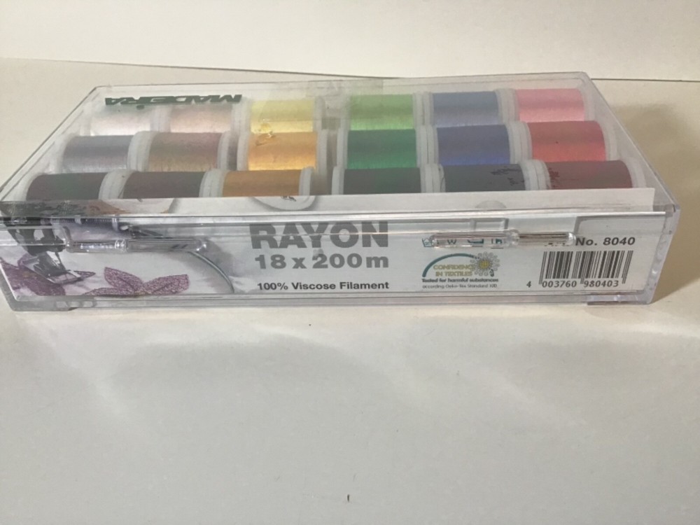 MADEIRA 18 Spool Embroidery Thread Pack