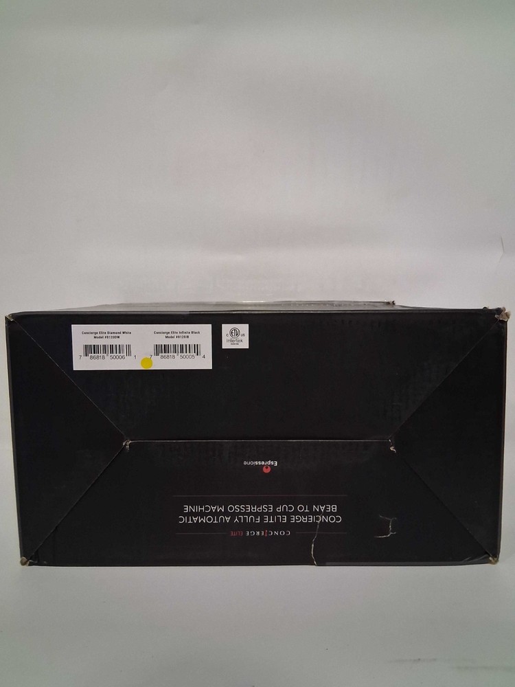 Espressione Concierge Elite Infinite Black Coffee Espresso Machine Maker