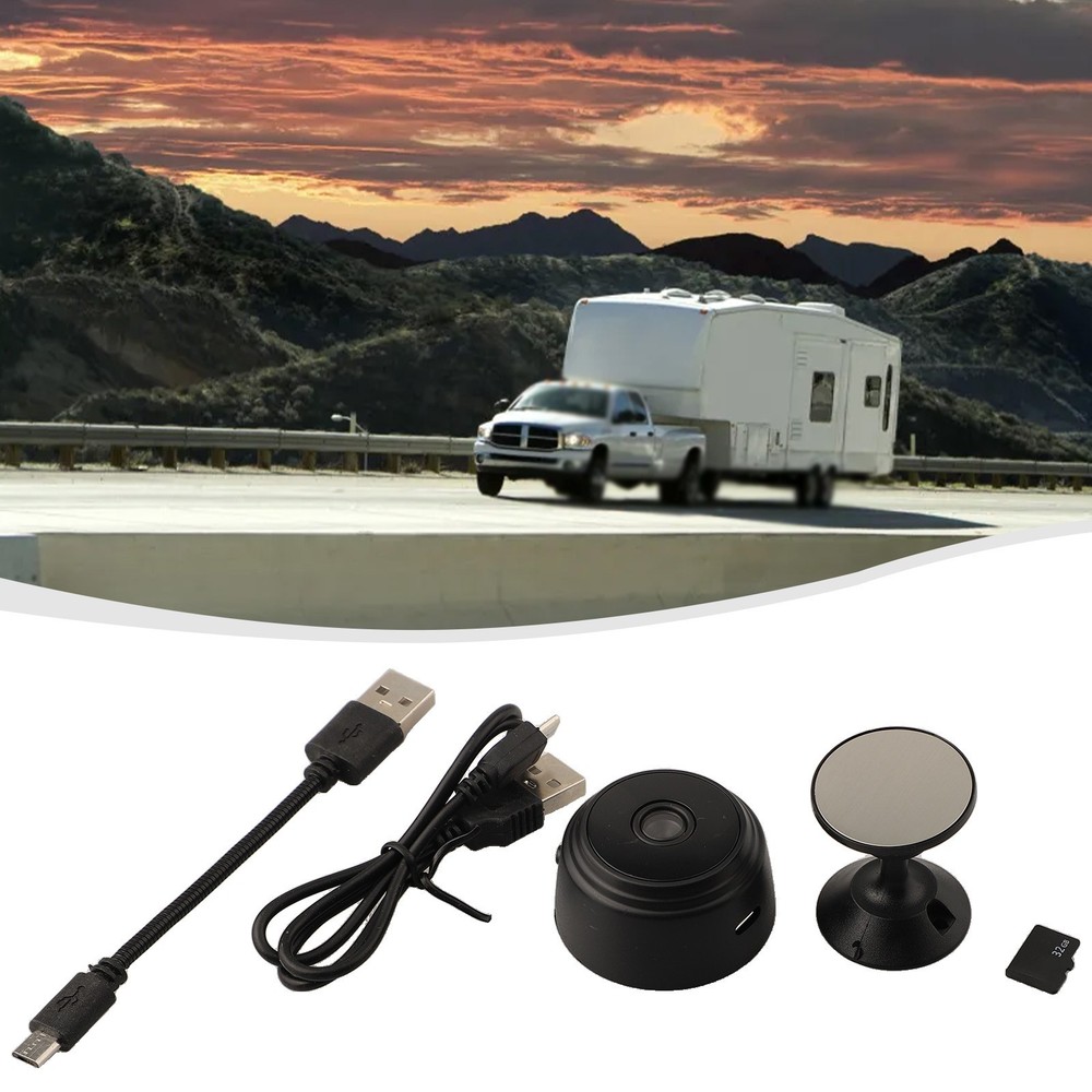 Wireless Magnetic Rear View Camera for Trailers with Portable Remote Control