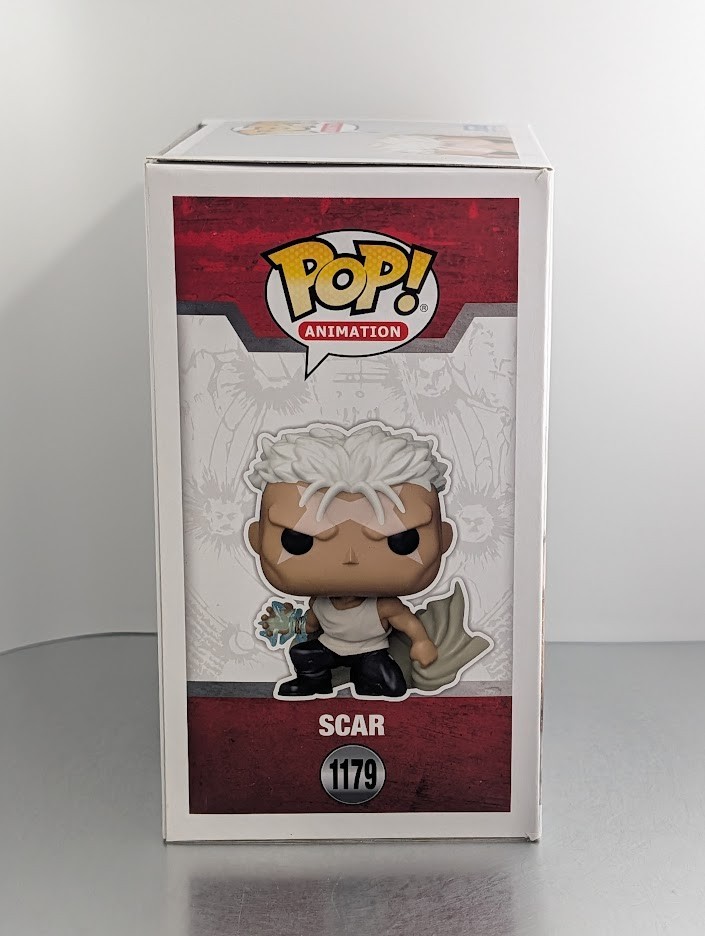 Ryotaro Okiayu JVA Signed Autographed Funko Pop #1179 SCAR Fullmetal Alchemist