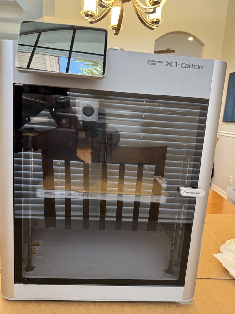 Bambu Lab X1-Carbon (X1C) 3-D Printer. Excellent Condition. Huge Extras!