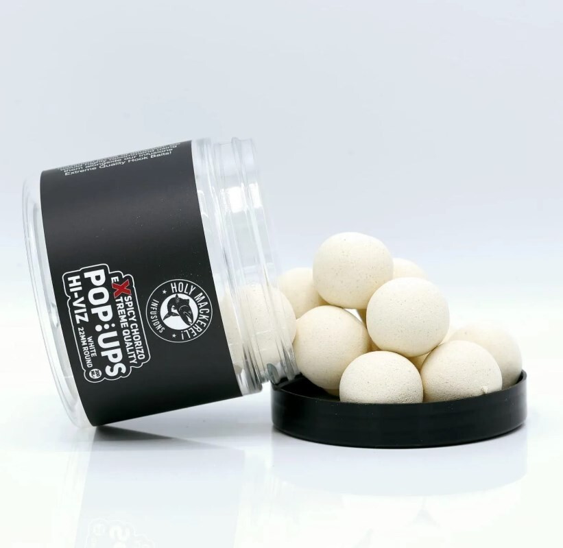 HOLY MACKEREL 22mm WHITE ROUND POP-UPS