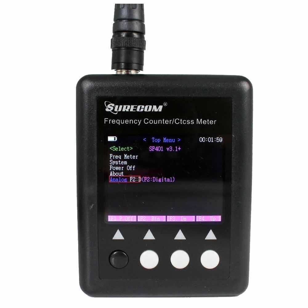 SURECOM SF401 PLUS Frequency Counter for Radio Transceiver CTCCSS/DCS Decoder