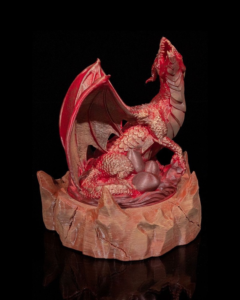 Dragon Humidifier With Red LED