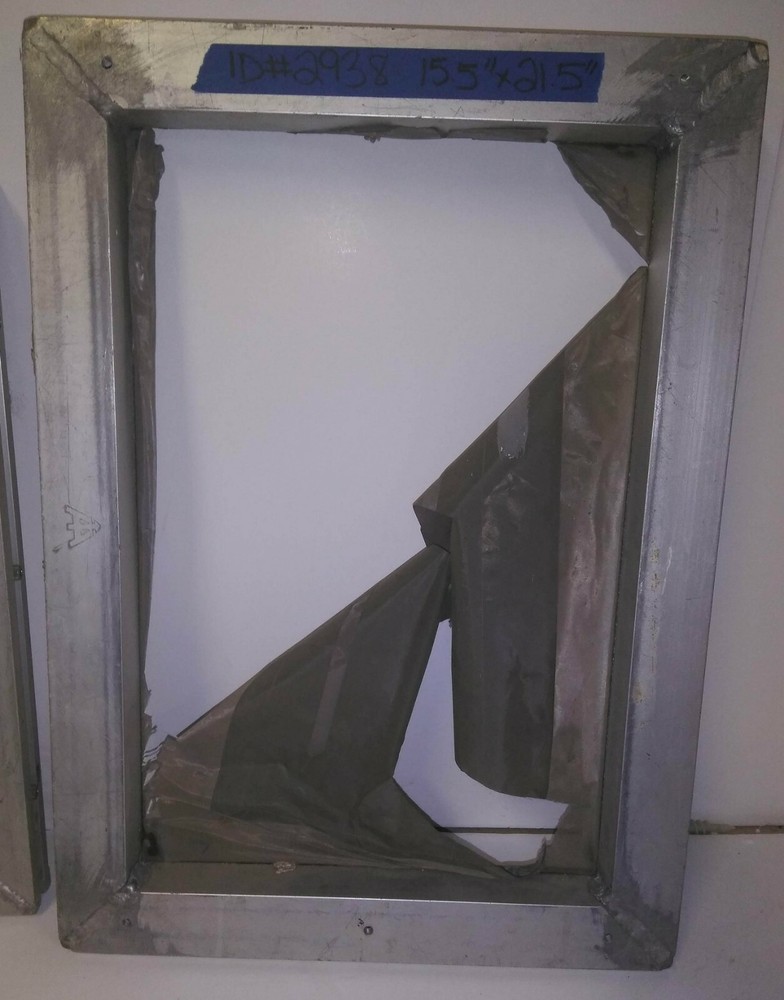 Lot of 3 Solid Aluminum Silk Screen Frames, 3 Different Sizes (See Below)
