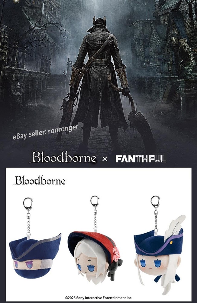 Bloodborne Hunter Maria Plush Keychain