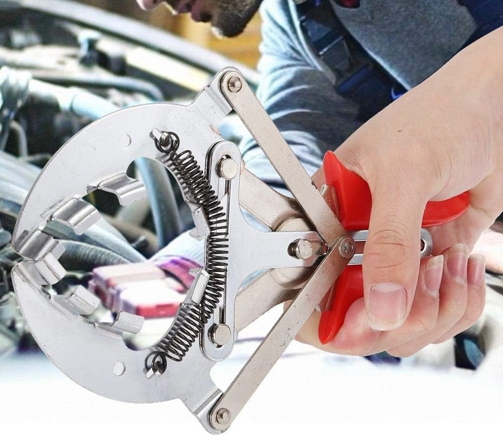 4-Inch Piston Ring Pliers - Ergonomic Compressor Tool for Auto Maintenance