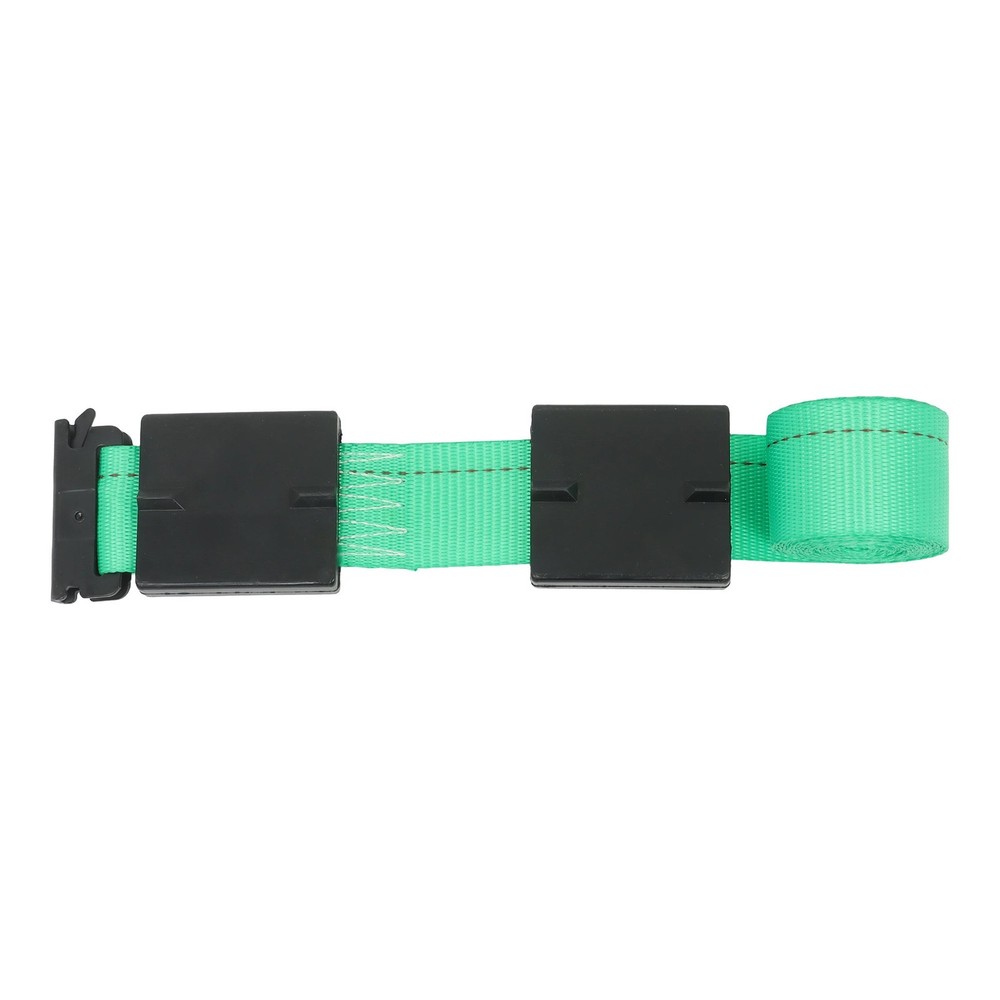 Universal E Track System 2 Straps 4 Wheel Chocks Hardware Cargo Control Green