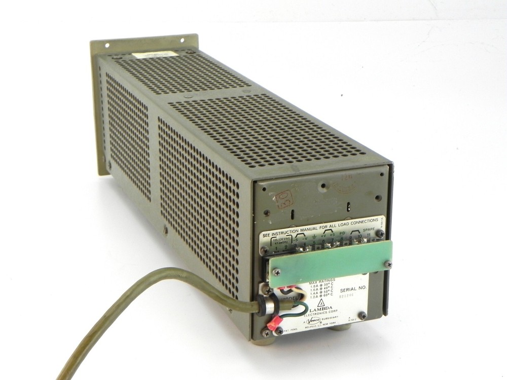 Lambda LP-522-FM Regulated DC Power Supply, 40V, 1.8A Powers On, Physical Damage
