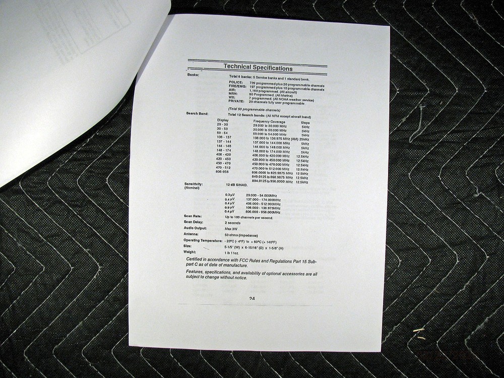 Bearcat BC700A Auto Scanner Manual