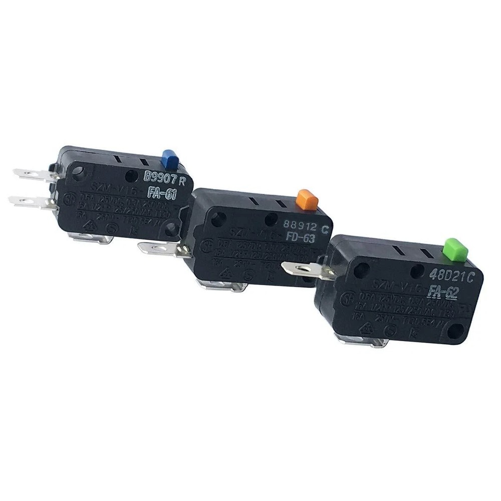 Microwave Door Switch Replacement 3-Piece Set for GE Models Reliable Performance