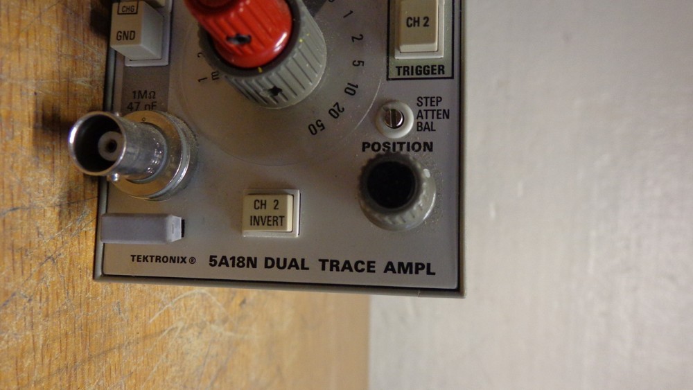 Tektronix 5A18N Dual-Trace Amplifier Plug-In Module