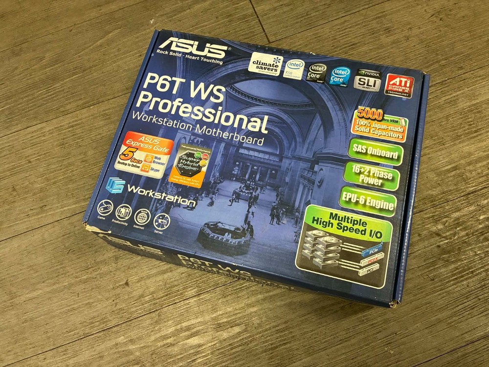 Asus P6T WS Pro Motherboard With Intel XEON E5502 CPU -=USED EXCELLENT=-
